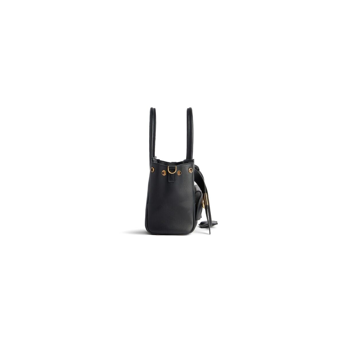 BALENCIAGA Bel Air Small Smooth Leather Carry All Top Handle Bag New
