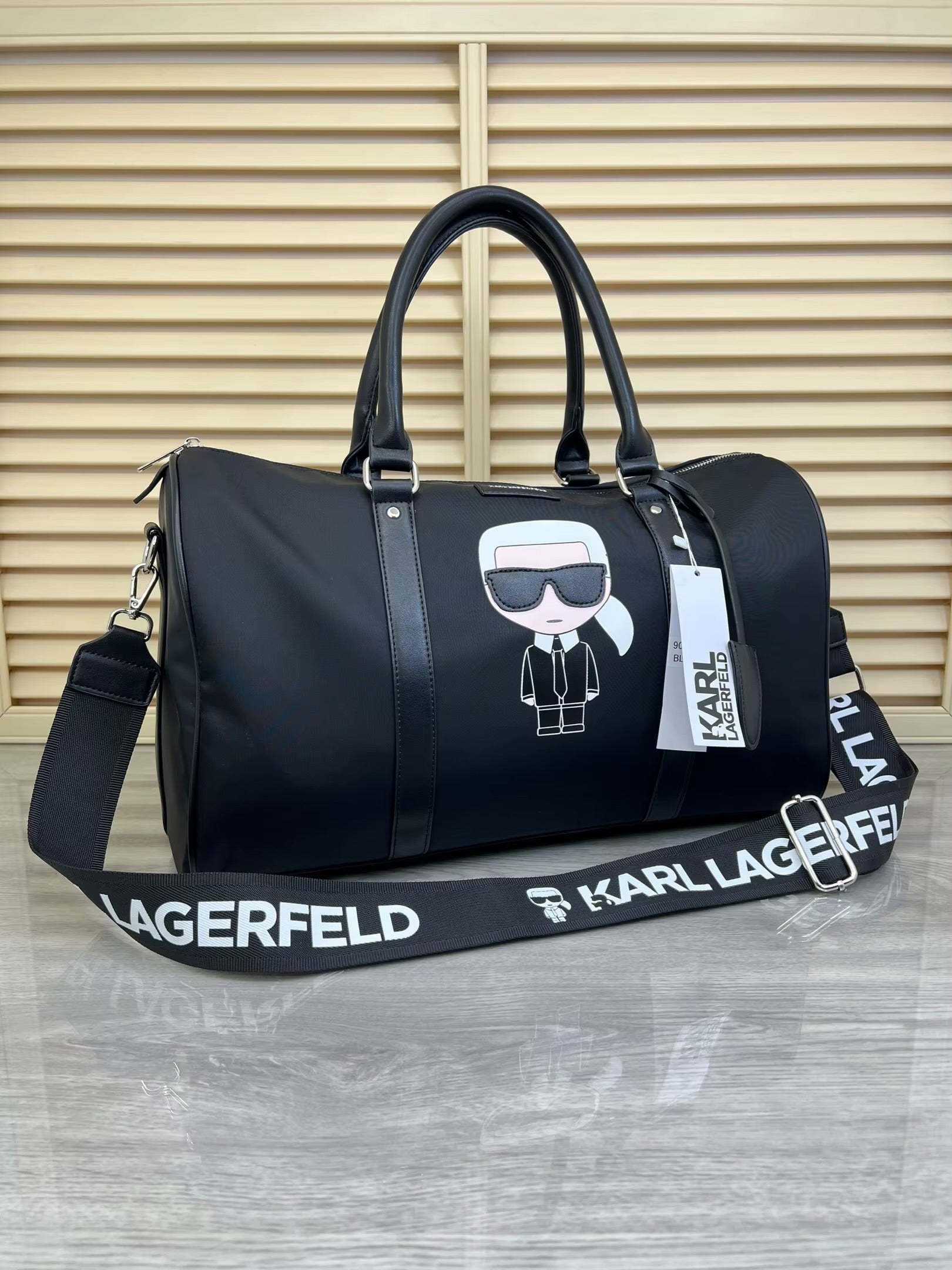 Karl lagerfeld duffle cum gym bag