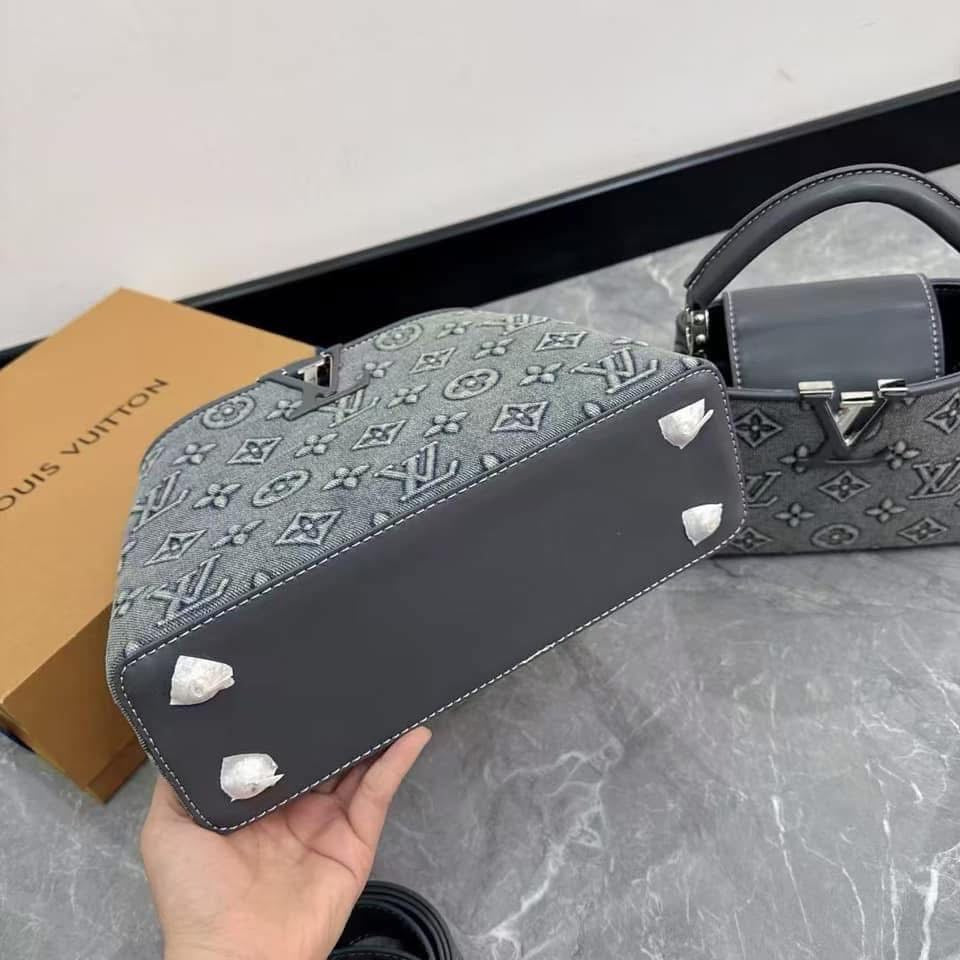 Louis Vuitton Capucines BB Denim Bag