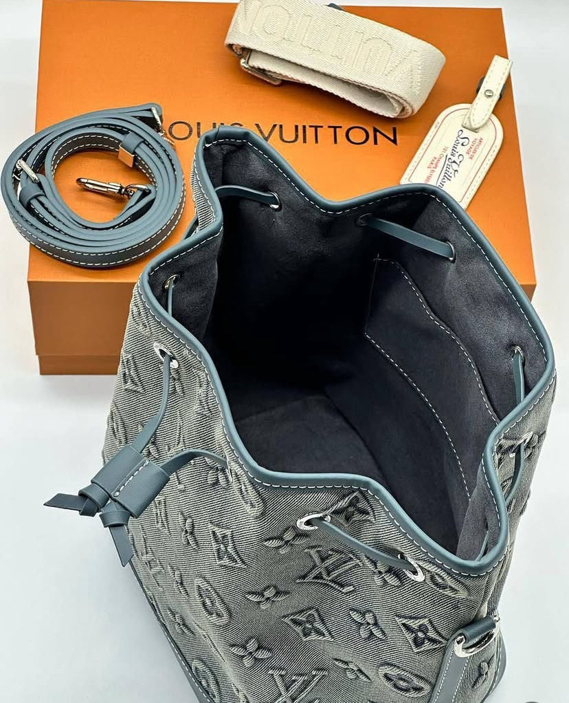 LV Denim Bucket Bag