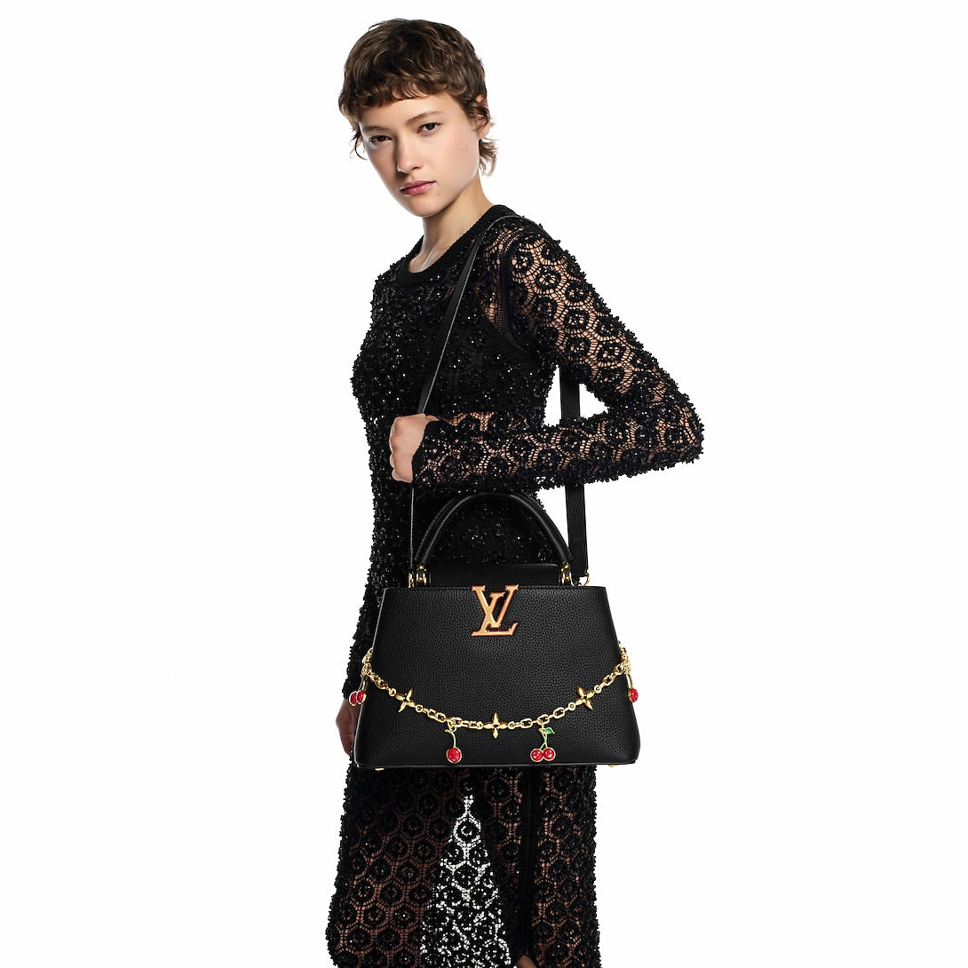 Louis Vuitton Capucines Cherry Charm Bag