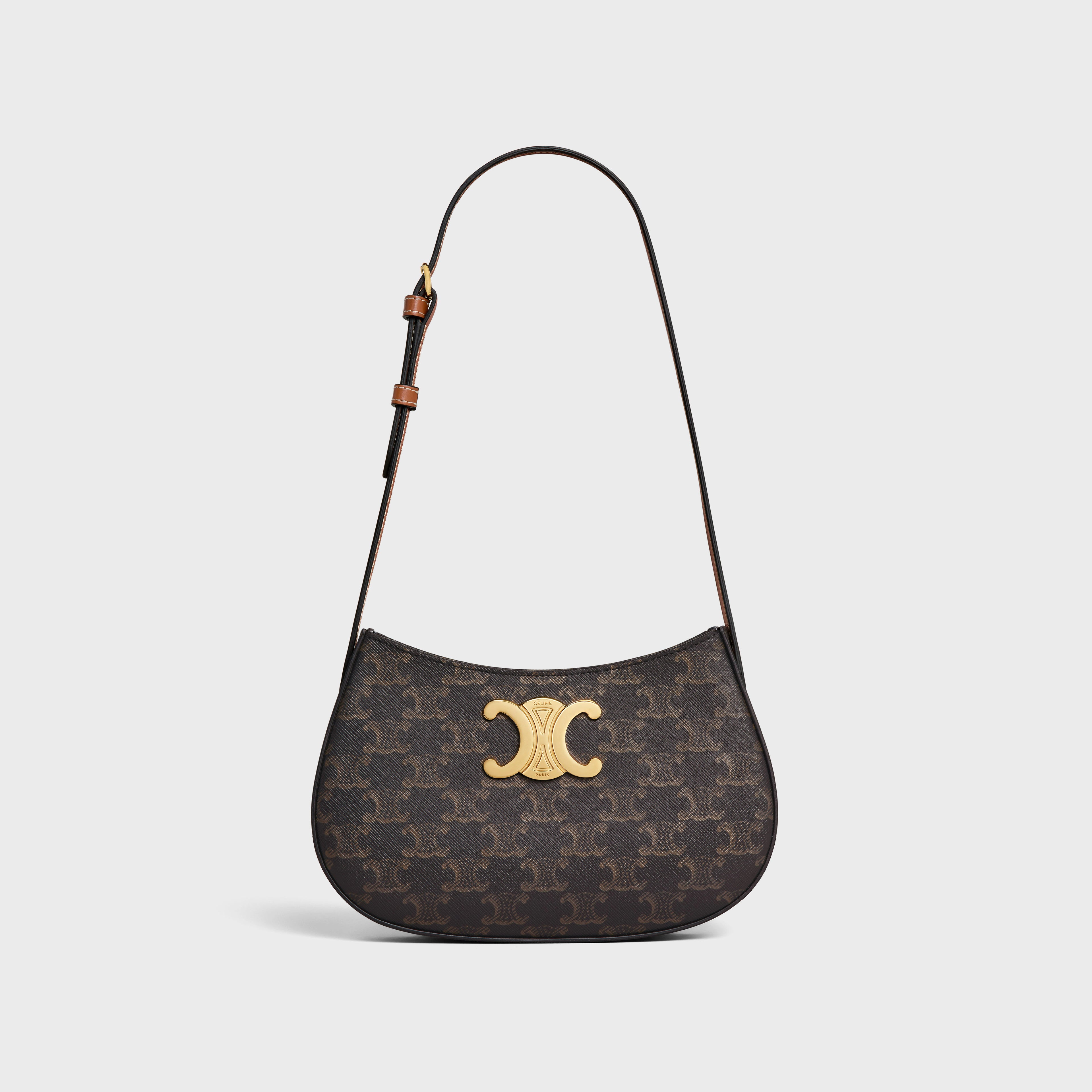 CELINE Small Tilly Bag in Shiny Calfskin