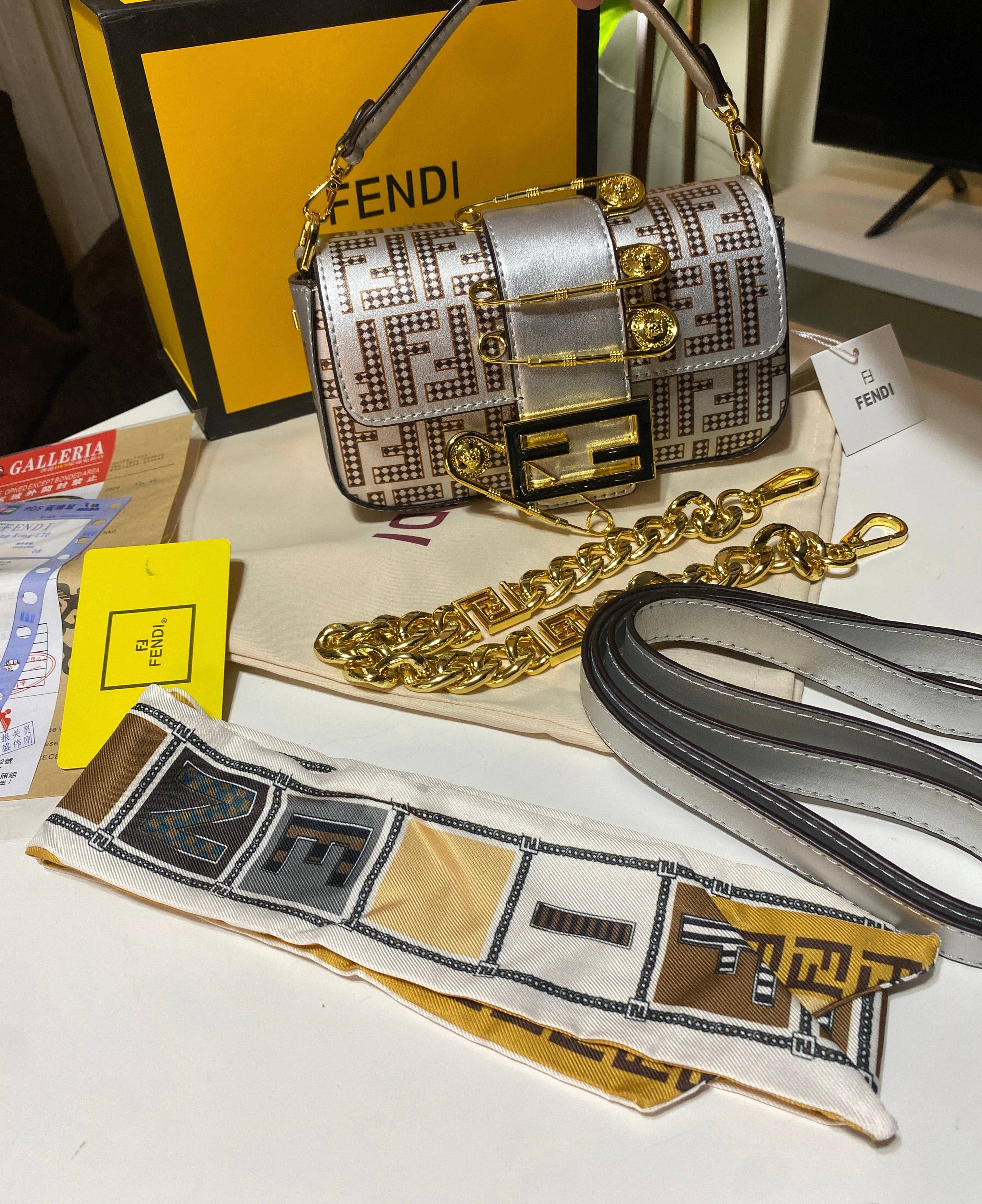 Fendi Baguette Safety Pin Edition