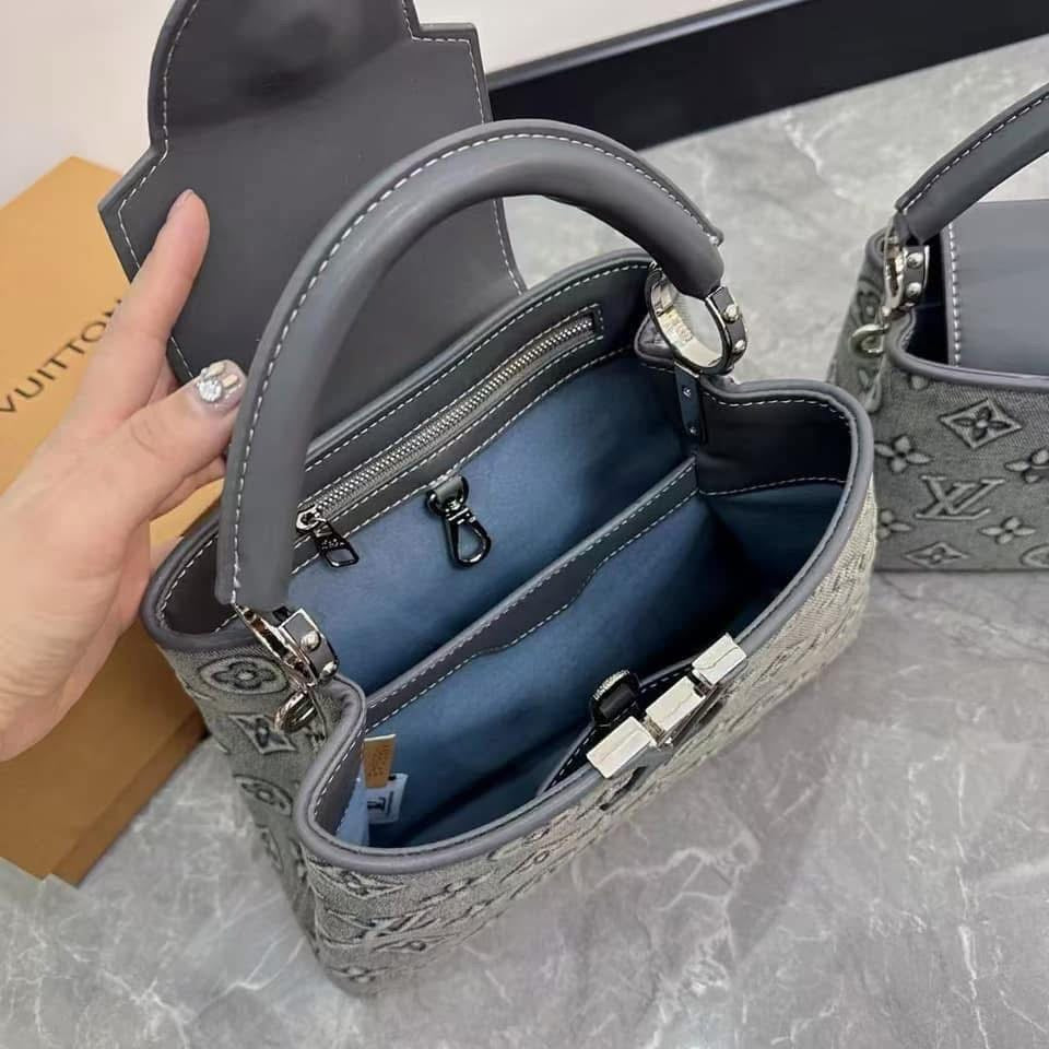 Louis Vuitton Capucines BB Denim Bag