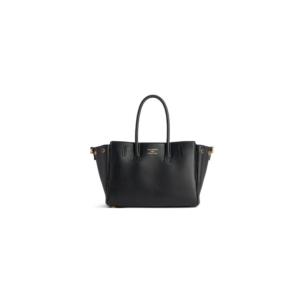 BALENCIAGA Bel Air Small Smooth Leather Carry All Top Handle Bag New