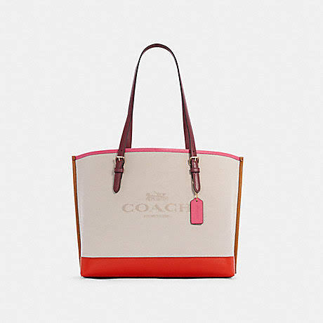 Coach Canvas and Leather Tote Bag
