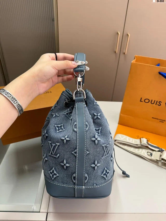 LV Denim Bucket Bag