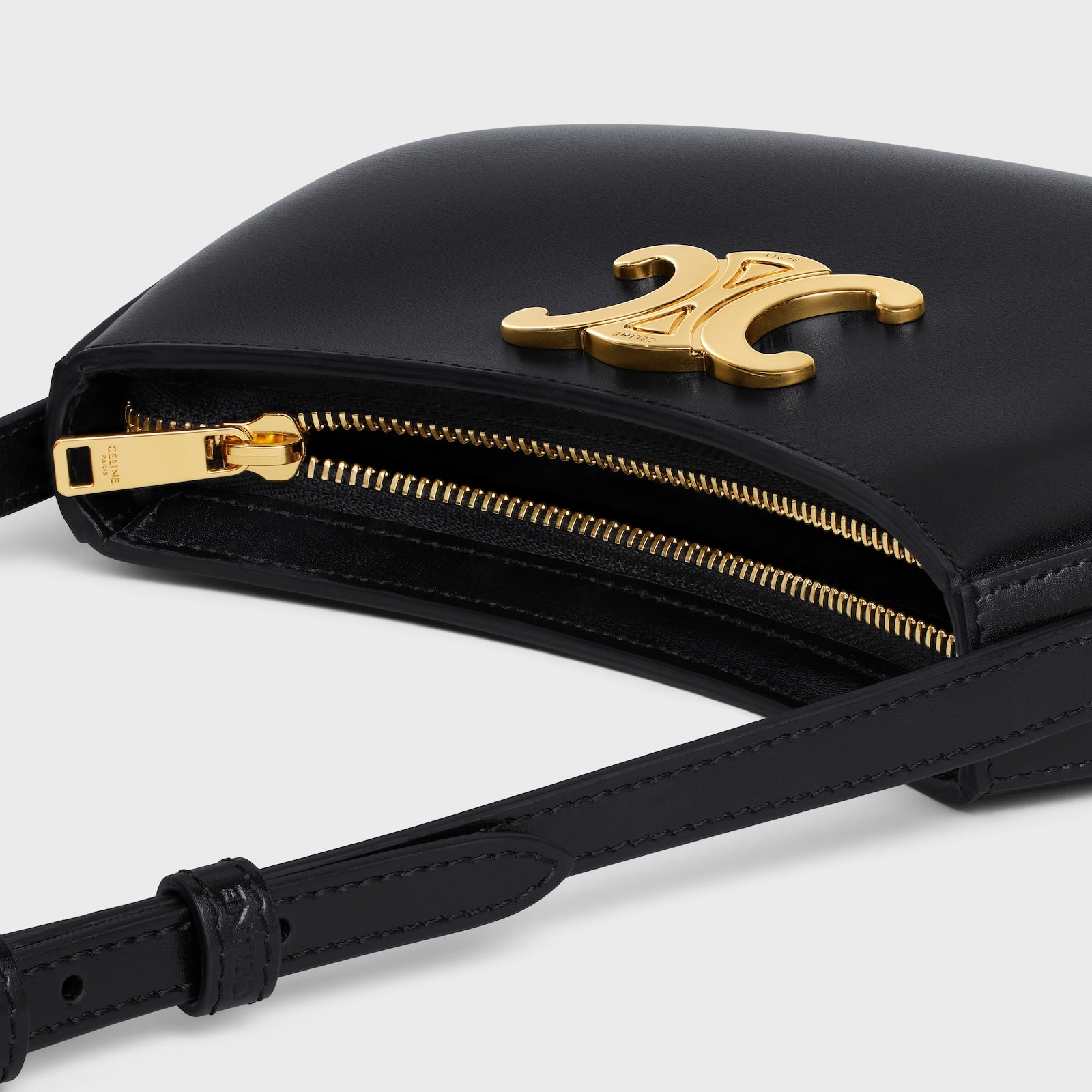 CELINE Small Tilly Bag in Shiny Calfskin