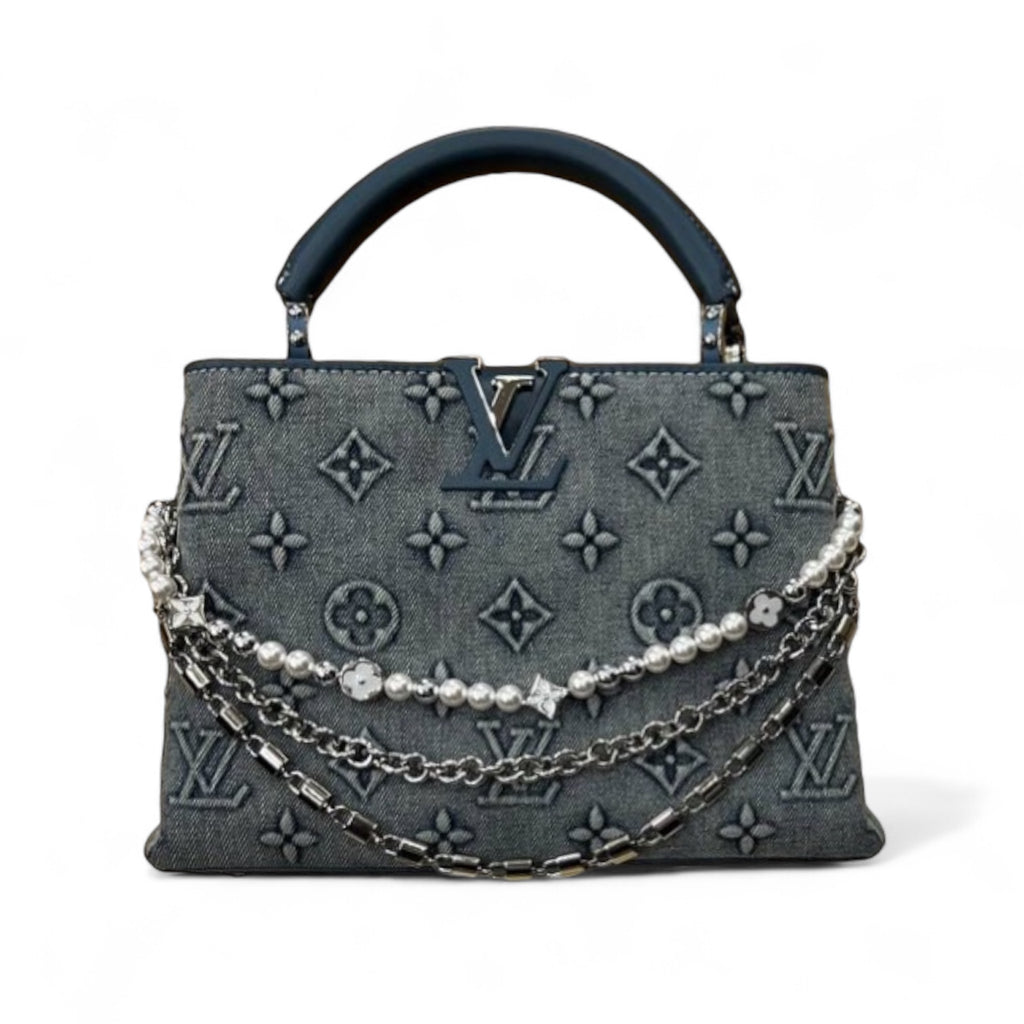 Louis Vuitton Capucines BB Denim Bag