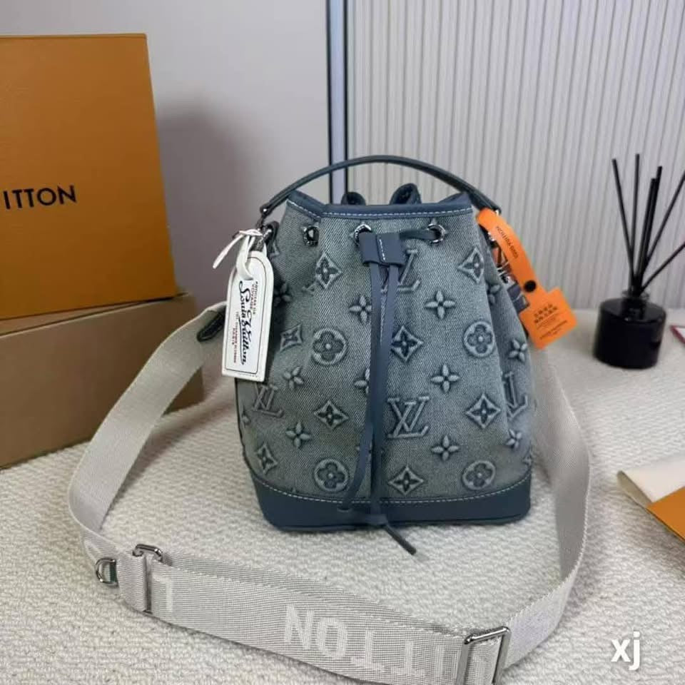 LV Denim Bucket Bag