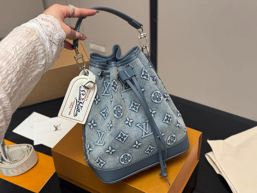 LV Denim Bucket Bag