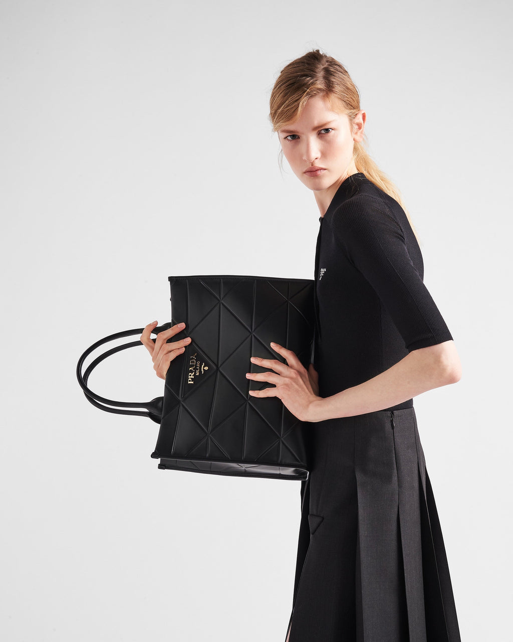 Prada Supernova Quilted Tote Bag