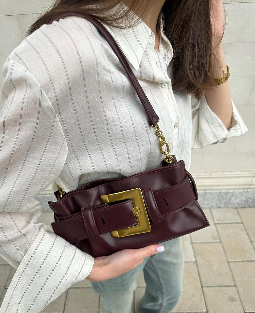 Balmain Buckle Bag