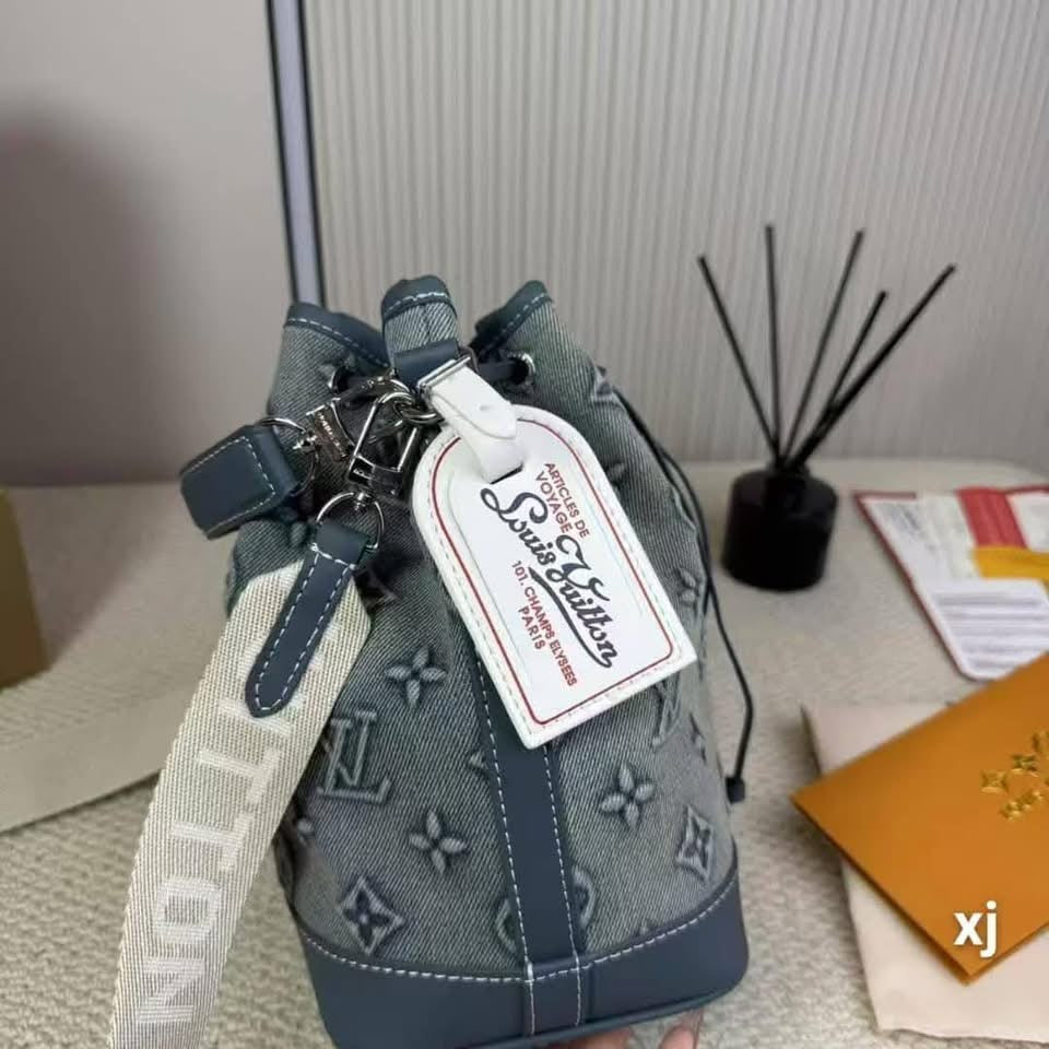 LV Denim Bucket Bag