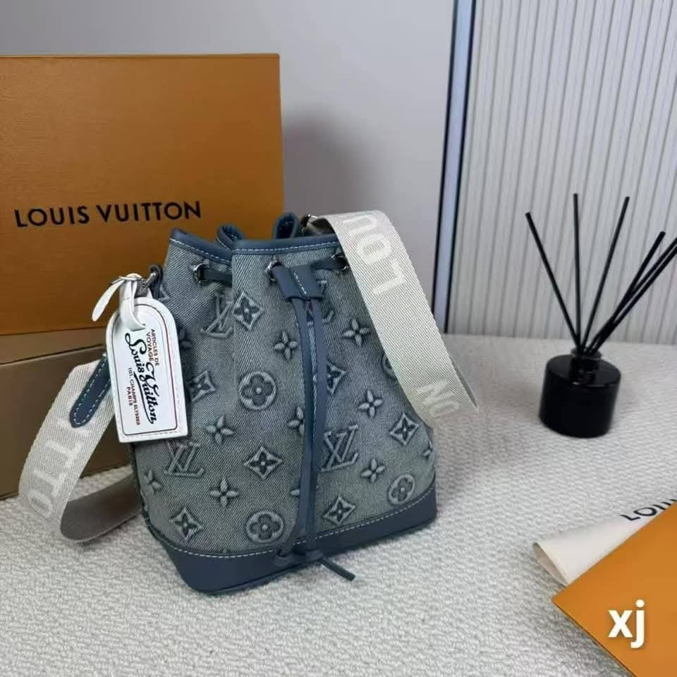 LV Denim Bucket Bag